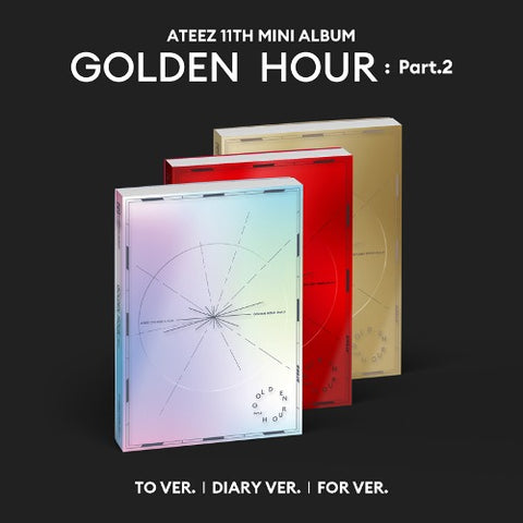 [LUCKY DRAW PREORDER] ATEEZ - GOLDEN HOUR : PART.2 + LUCKY DRAW PHOTOCARD