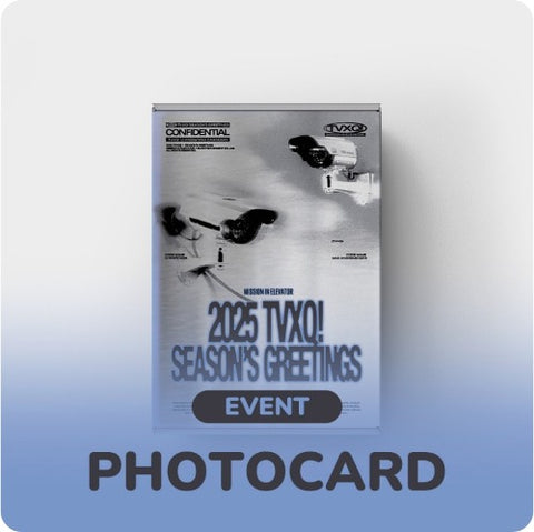 [PHOTOCARD PREORDER 30/12] TVXQ! - 2025 SEASON'S GREETINGS + PHOTOCARD GIFT