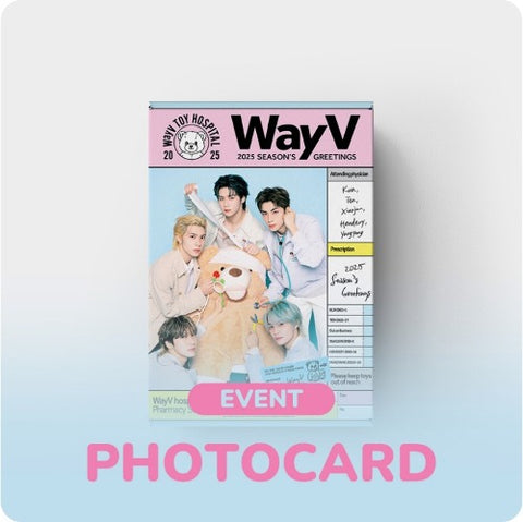 [PHOTOCARD PREORDER 30/12] WAYV - 2025 SEASON'S GREETINGS + PHOTOCARD GIFT