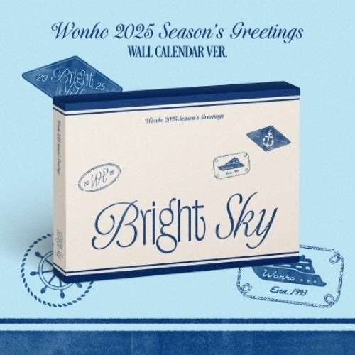 [PREORDER] WONHO - 2025 SEASON'S GREETINGS (BRIGHT SKY) WALL CALENDAR VER.