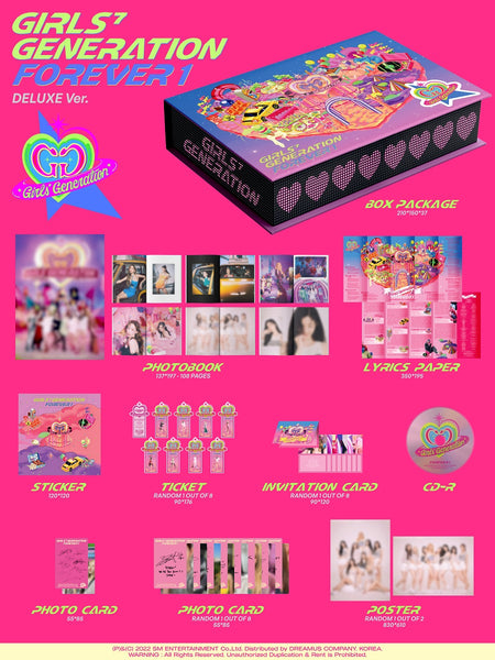 GIRLS' GENERATION - FOREVER 1 (DELUXE VER.) ✅