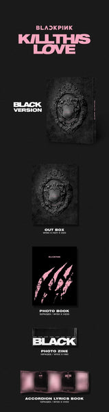 BLACKPINK - 2ND MINI ALBUM KILL THIS LOVE (BLACK VER.) ✅